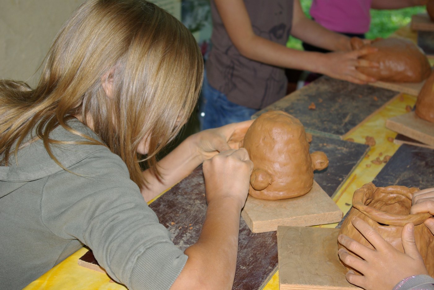 Atelier poterie enfant